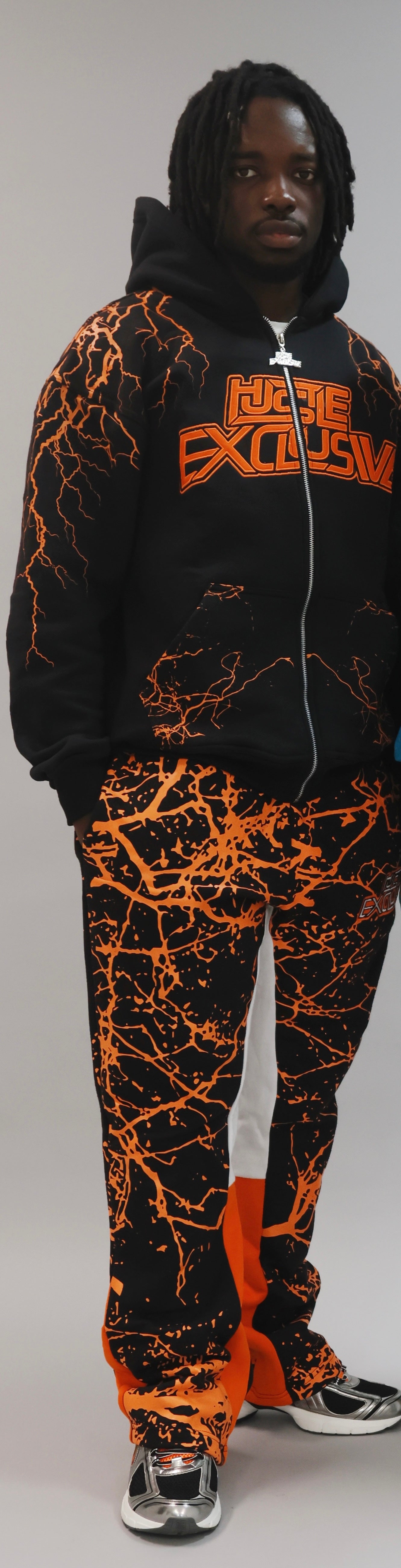 "Dark Orange & Black" Human Vein Set