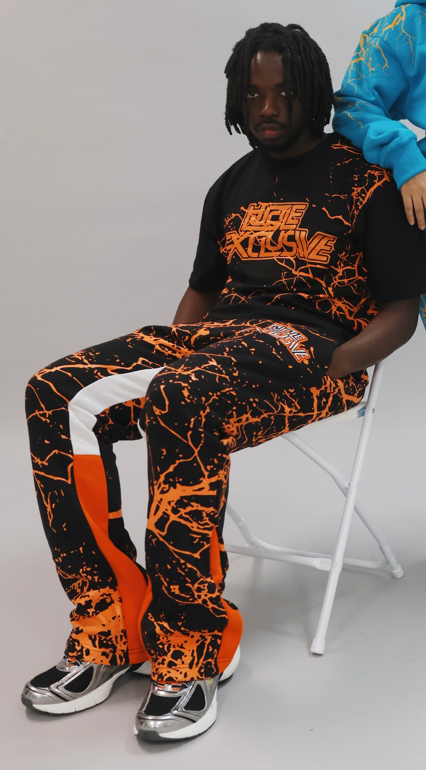 "Dark Orange & Black" Human Vein Set