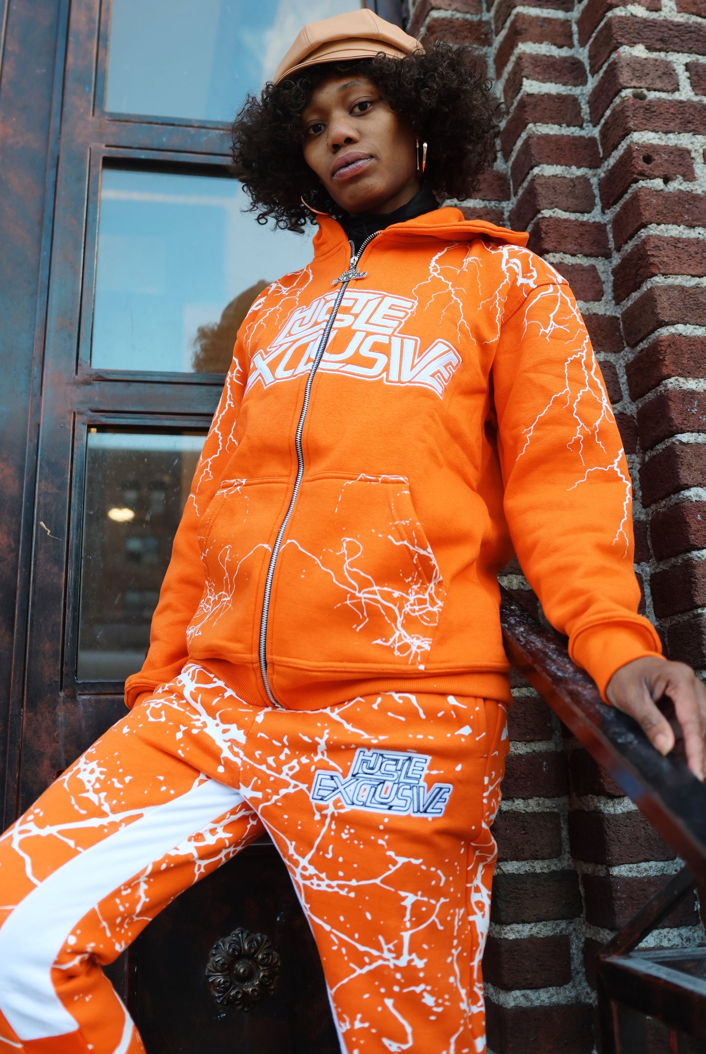 "Bright Orange & White" Human Vein Set
